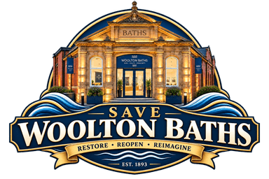 Save Woolton Baths campaign logo